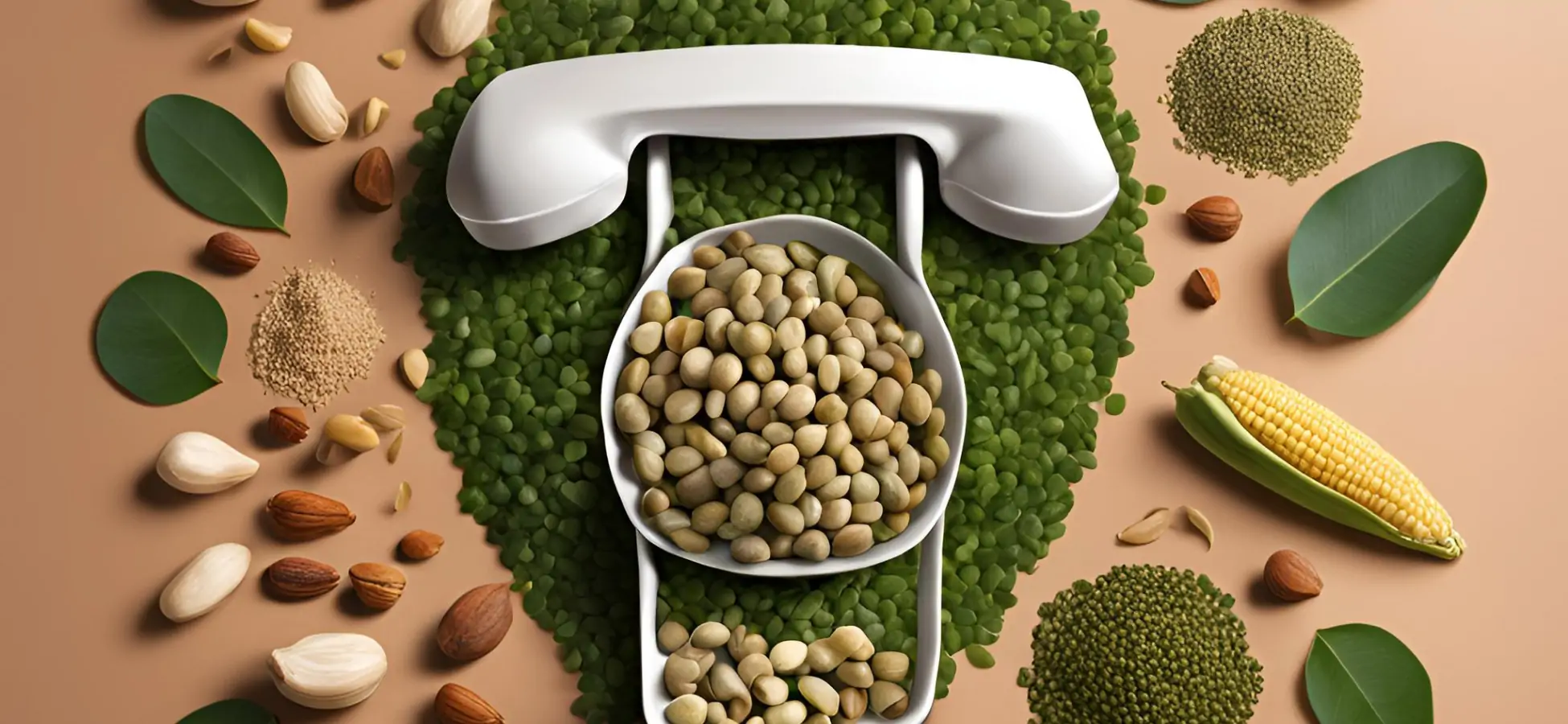 phone in plant